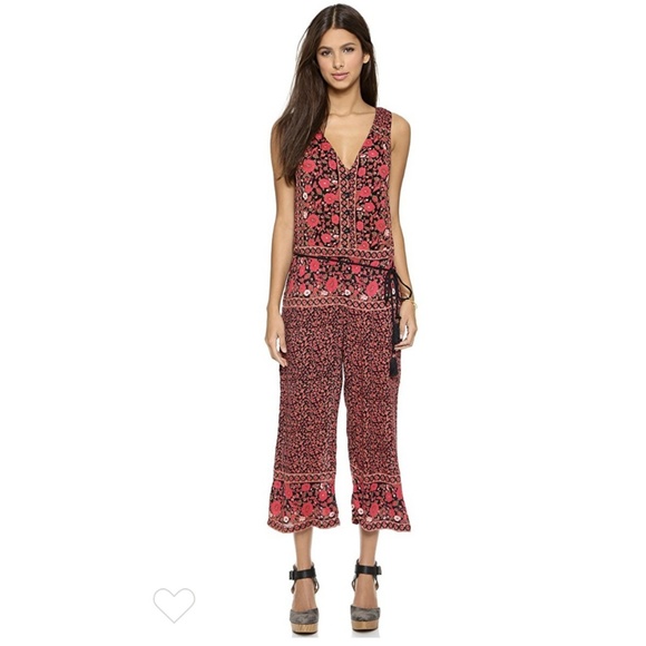 Free People Pants - Free People Floral Culotte Jumpsuit Romper